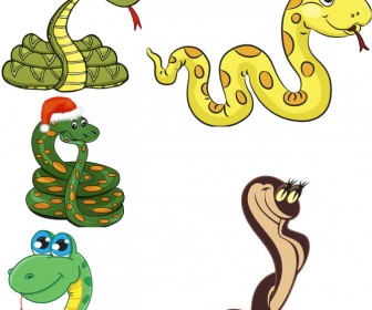 Cartoon Image Of Snakes 