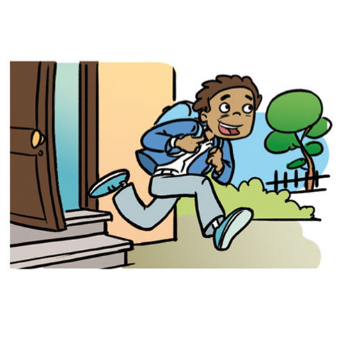 To leave house clipart 