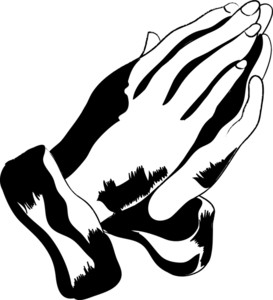 Praying Hands Clip Art With A Cross 