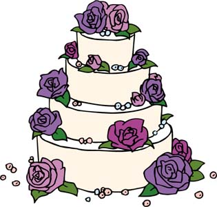 Wedding cake clipart free 