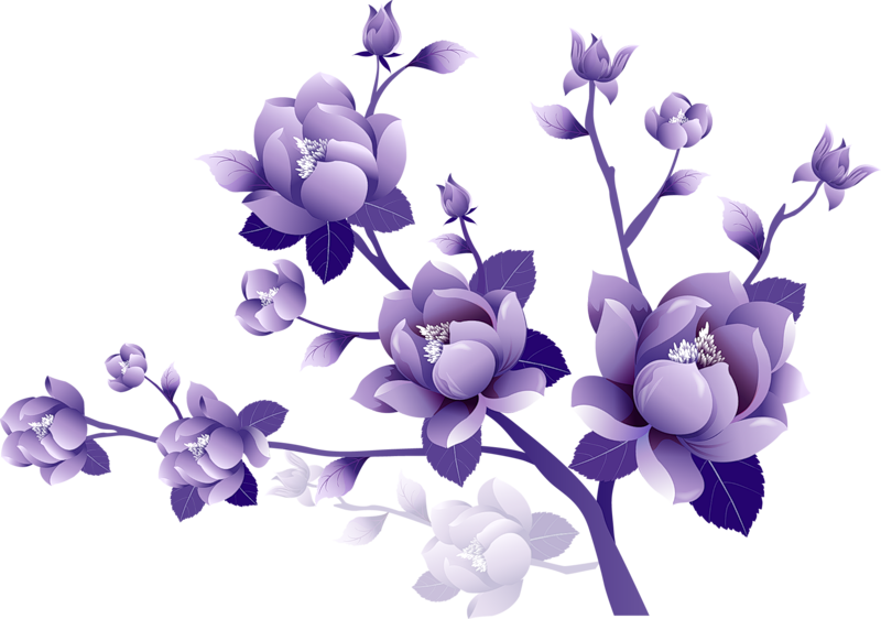 Free Purple Flowers Transparent, Download Free Purple Flowers