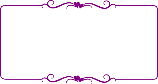 Fancy Purple Frame Clipart 