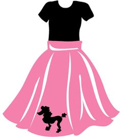 Poodle Skirt Clipart 