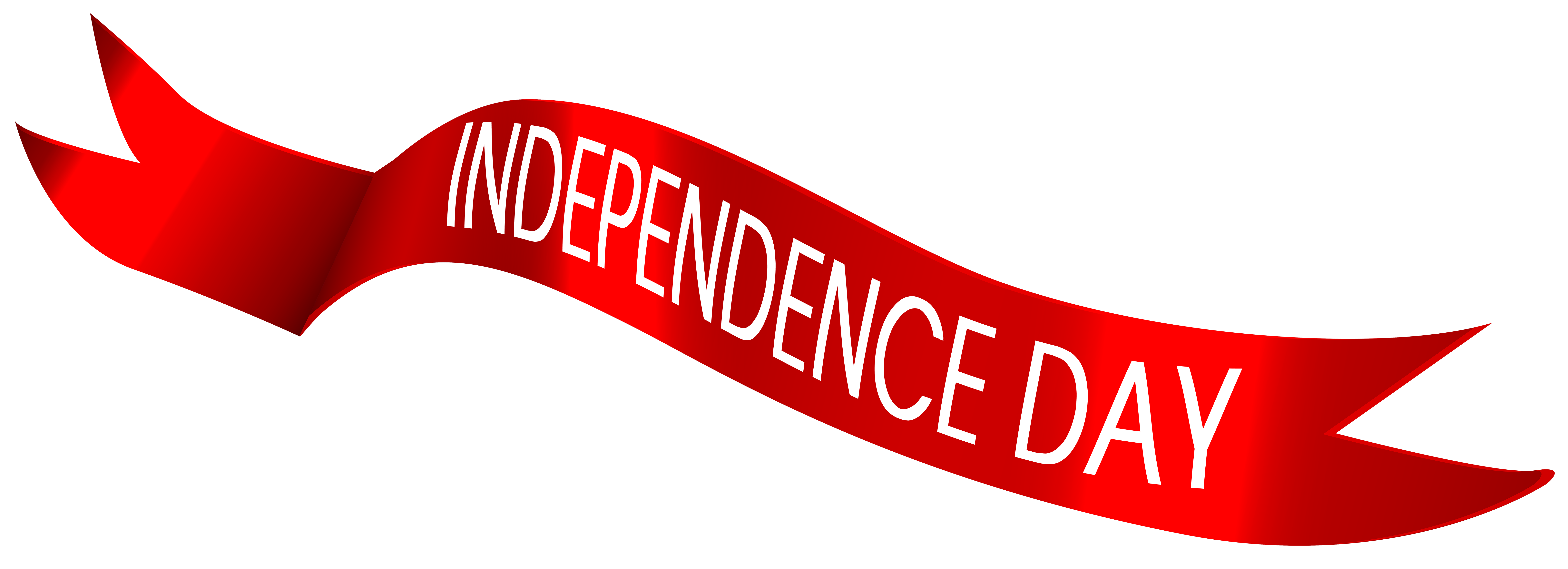 Independence Day Banner PNG Clip Art Image 