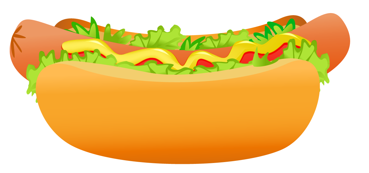 Hot dog clipart image 