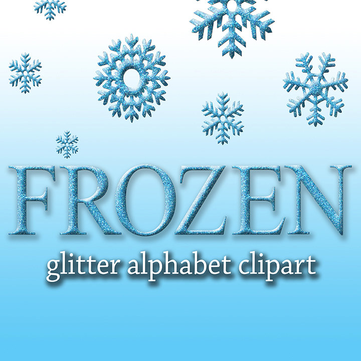 Frozen clipart alphabet 