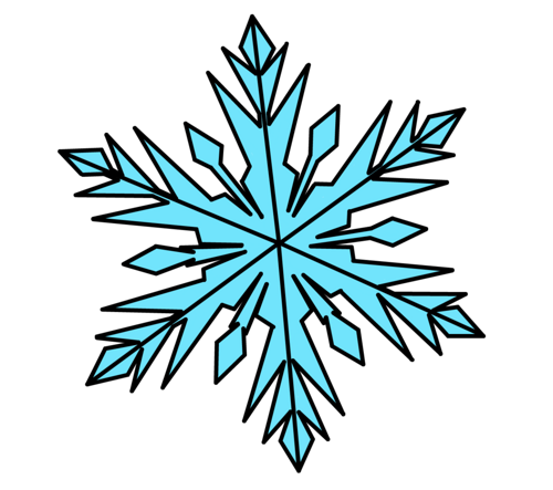 Frozen snowflake clipart 