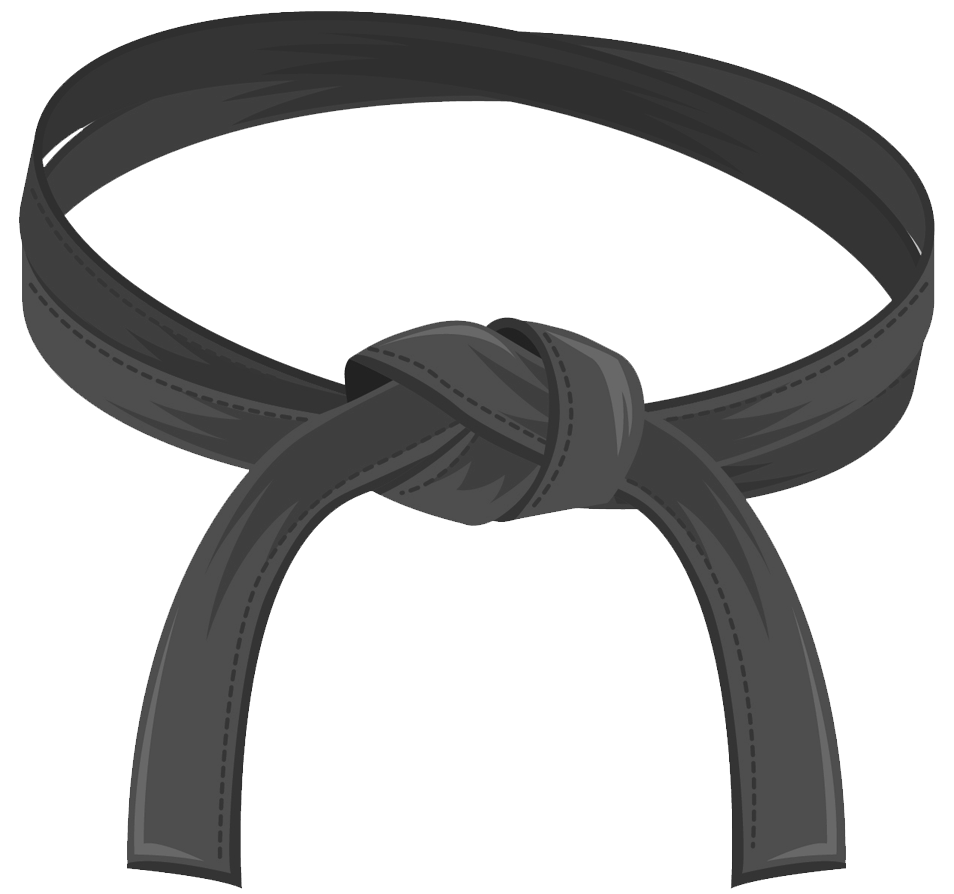 Black belt clipart 