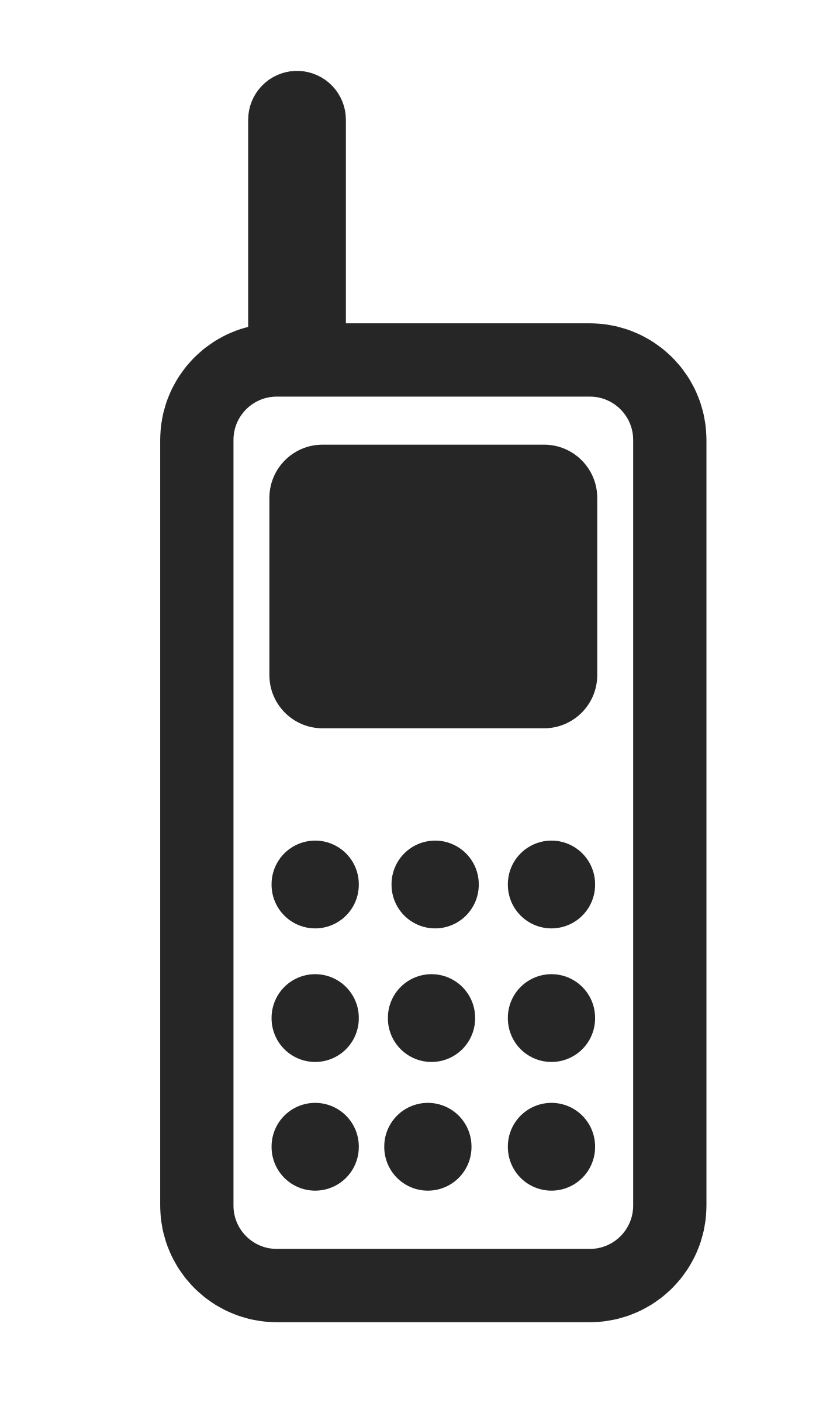 mobile telephone symbol