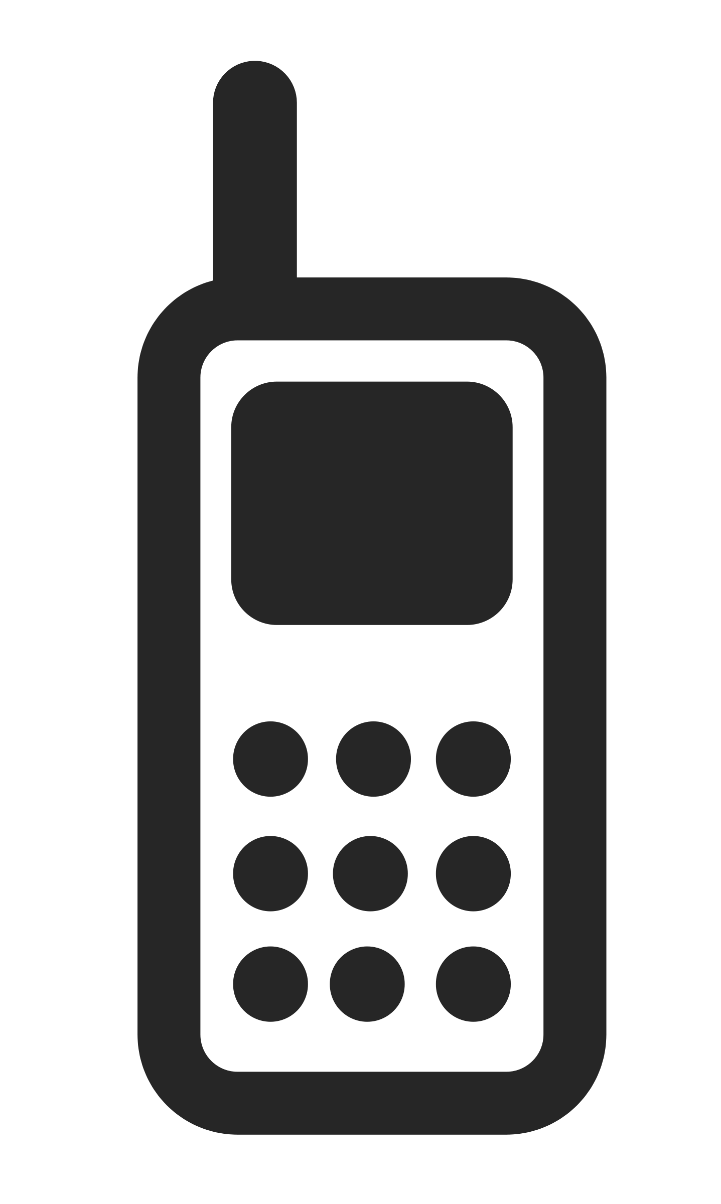 Transparent Mobile Icon Vector Png Clip Art Library
