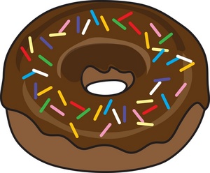 Iced Donut Clipart Image 