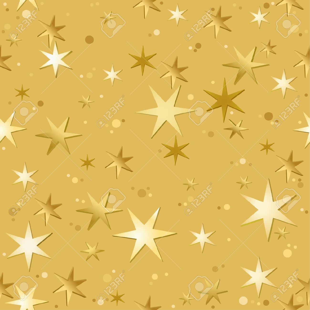 stars on gold background - Clip Art Library