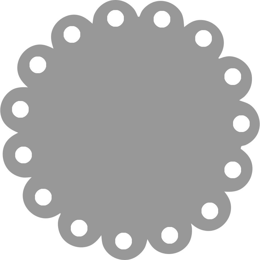 scalloped circle svg free - Clip Art Library