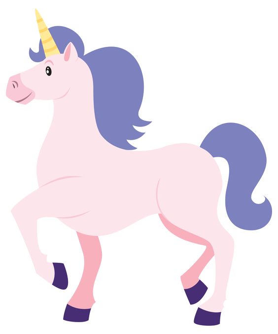 Clip Art Unicorn This cute cartoon unicorn clip 