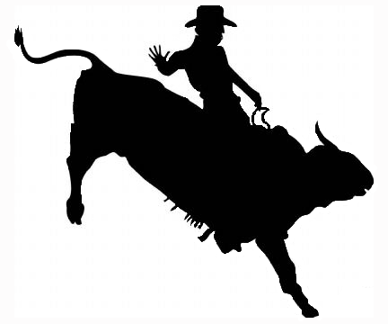 Clipart rodeo with bulls 