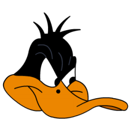 Daffy Duck Angry icon free download 