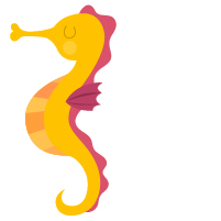 Cute seahorse clipart free clipart image 