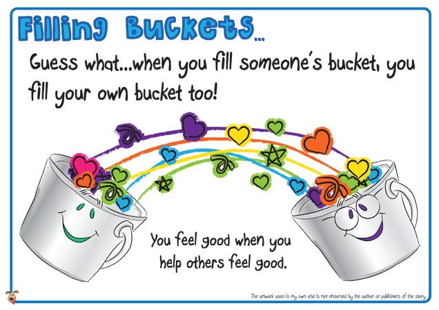 bucket filler worksheet free