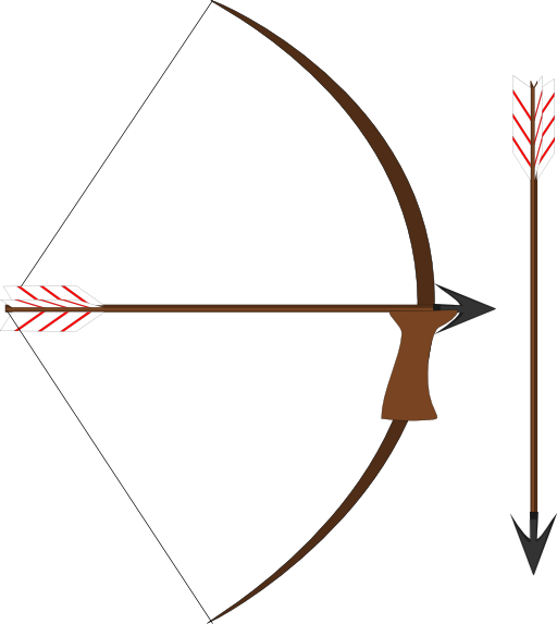Archery bow clipart 