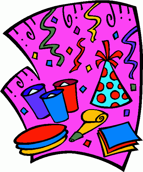 Party items clipart 