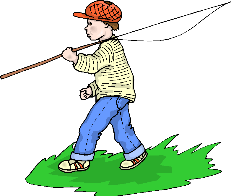Two people fishing clipart 