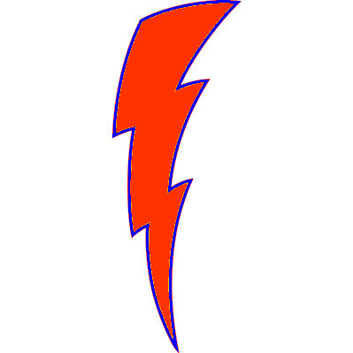 Red Lightning Bolt Symbol. red lightning stock photos image 