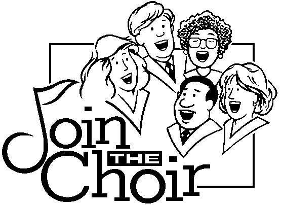 Join the choir clipart 
