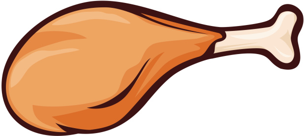 Cartoon Chicken Drumstick Png - cartoon media