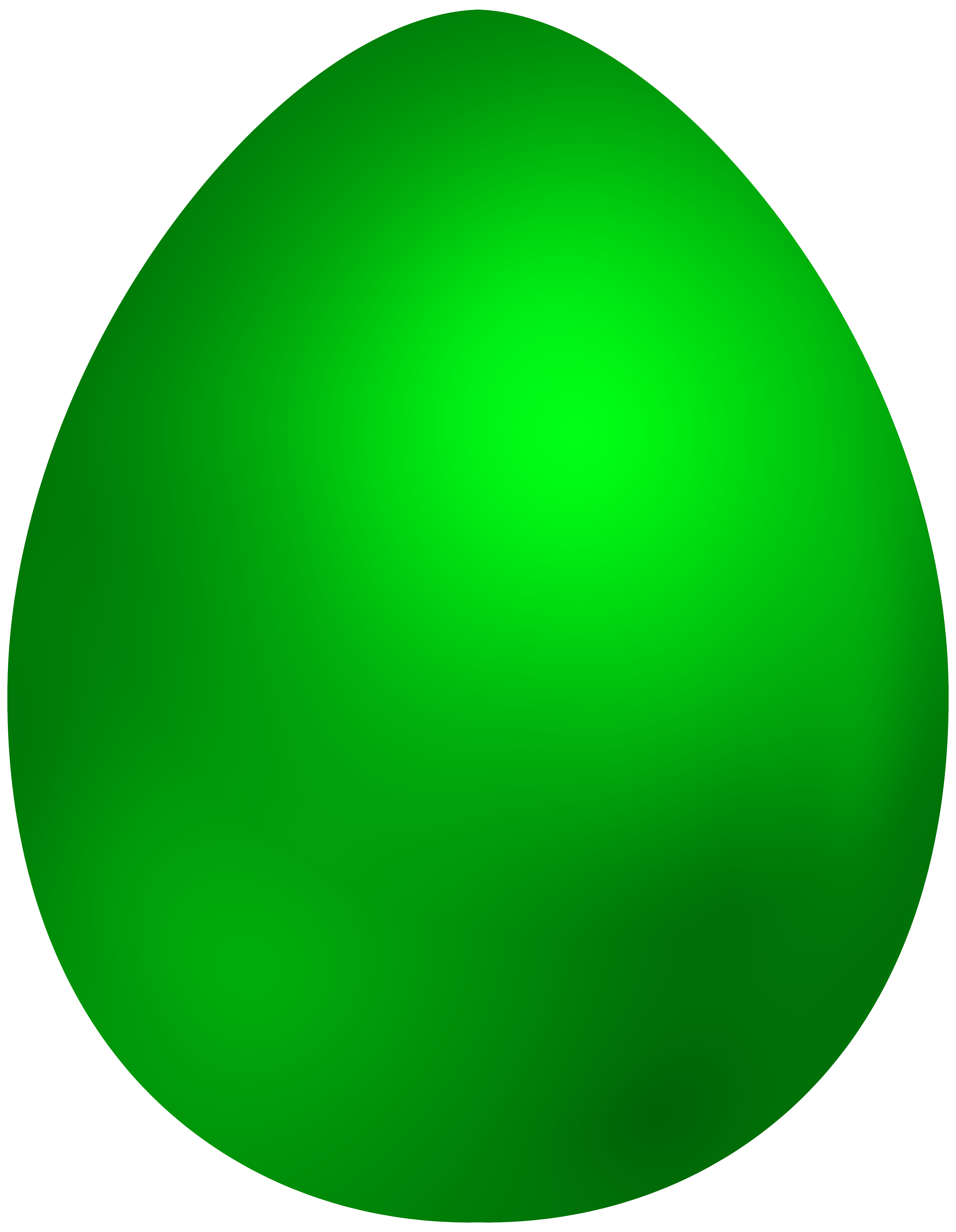 Green egg clipart 