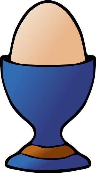 Egg Egg Cup clip art Free vector in Open office drawing svg 
