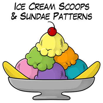 Scoop Ice Cream Sundae Clipart 