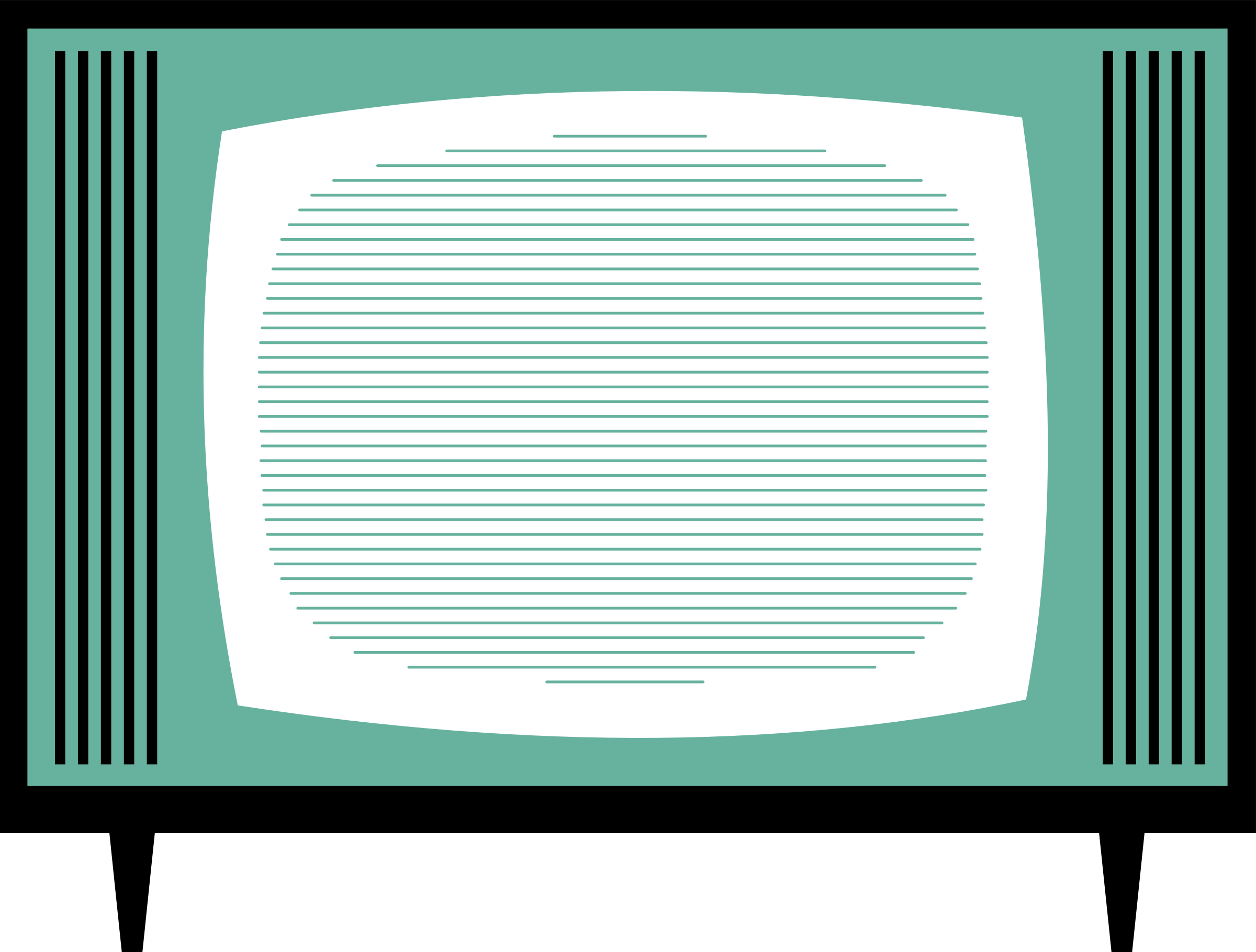 Television Set Clipart 