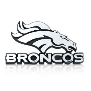Broncos clipart black and white 