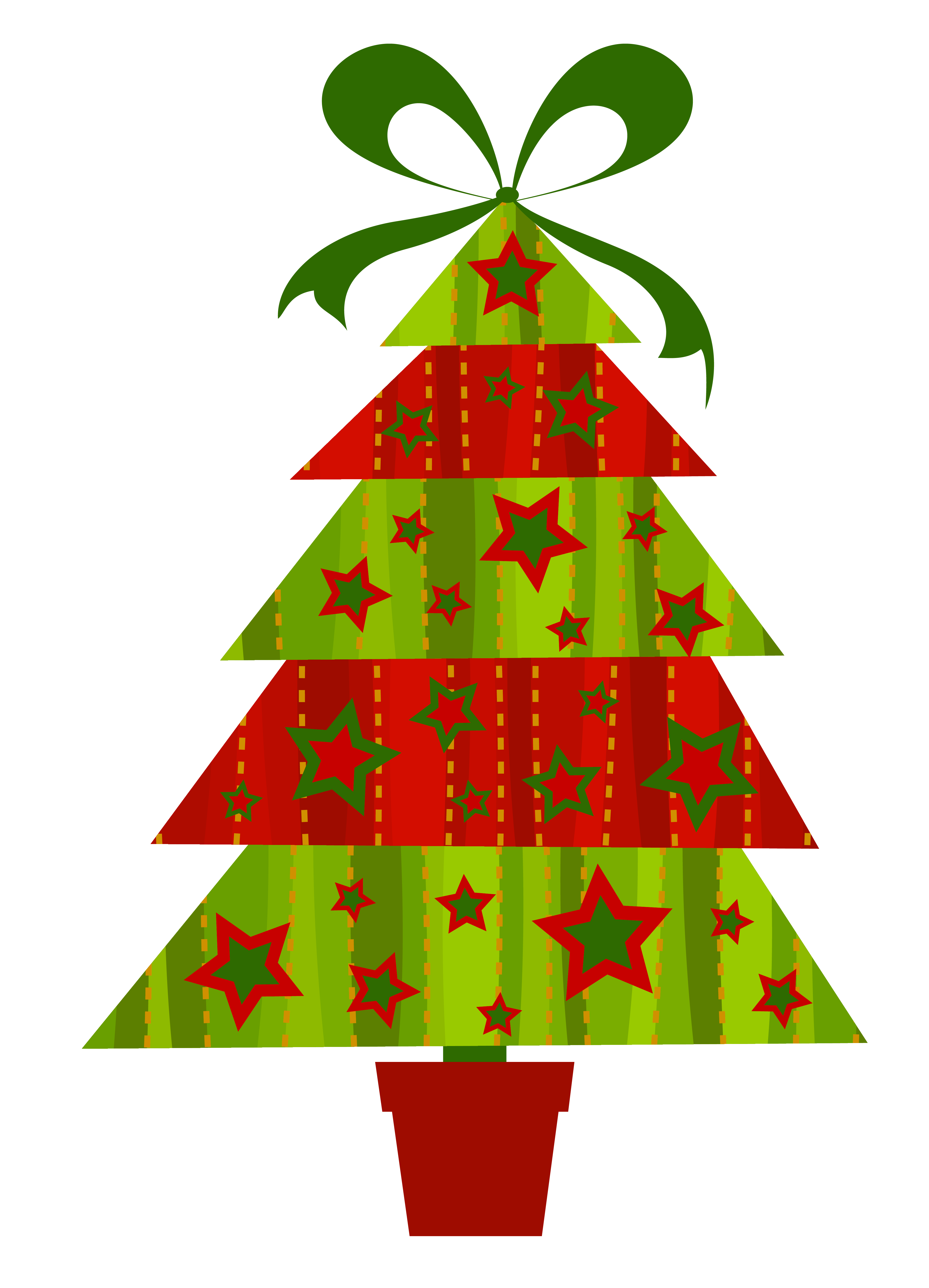 Modern christmas clipart with transparent background 