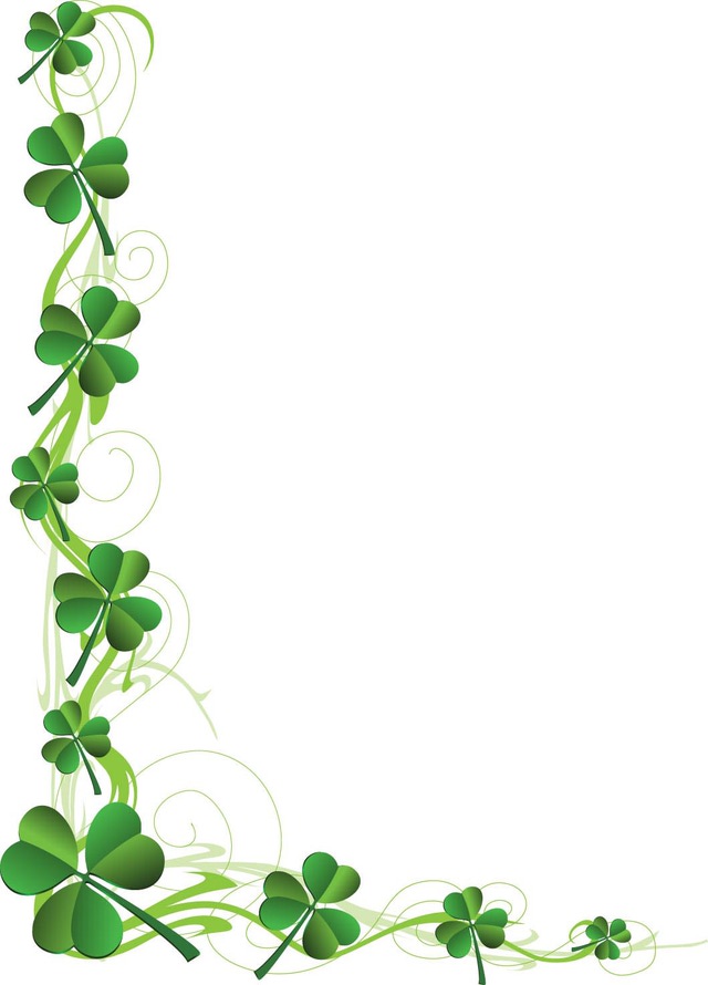 Free clipart st patrick day clover 