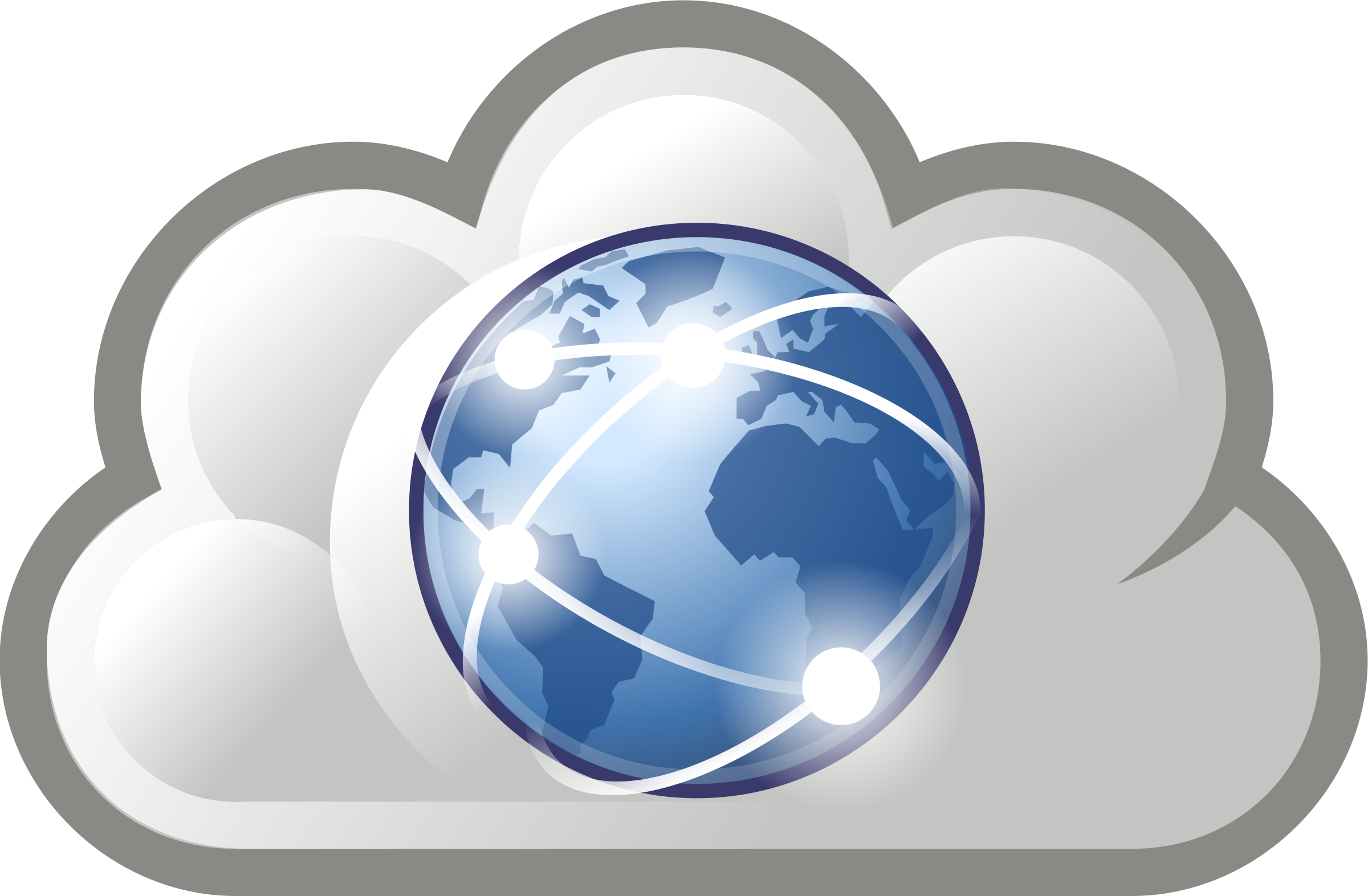 Internet Cloud Symbol Clipart 