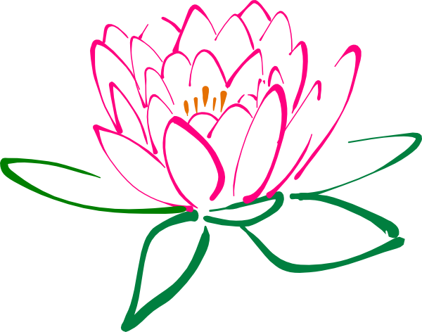 Free clip art lotus flower 
