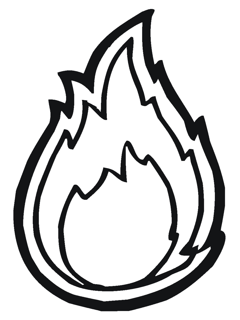 Fire Line Drawing 