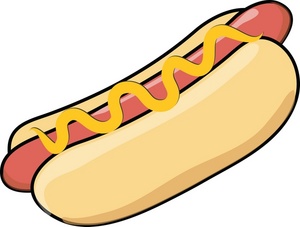 Cartoon Hot Dog Clipart 