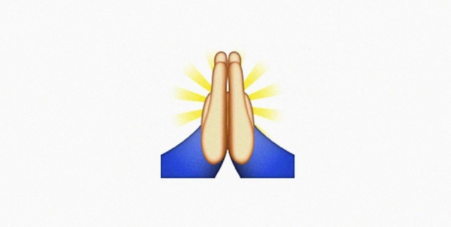 Emoji Praying Hands Clipart 