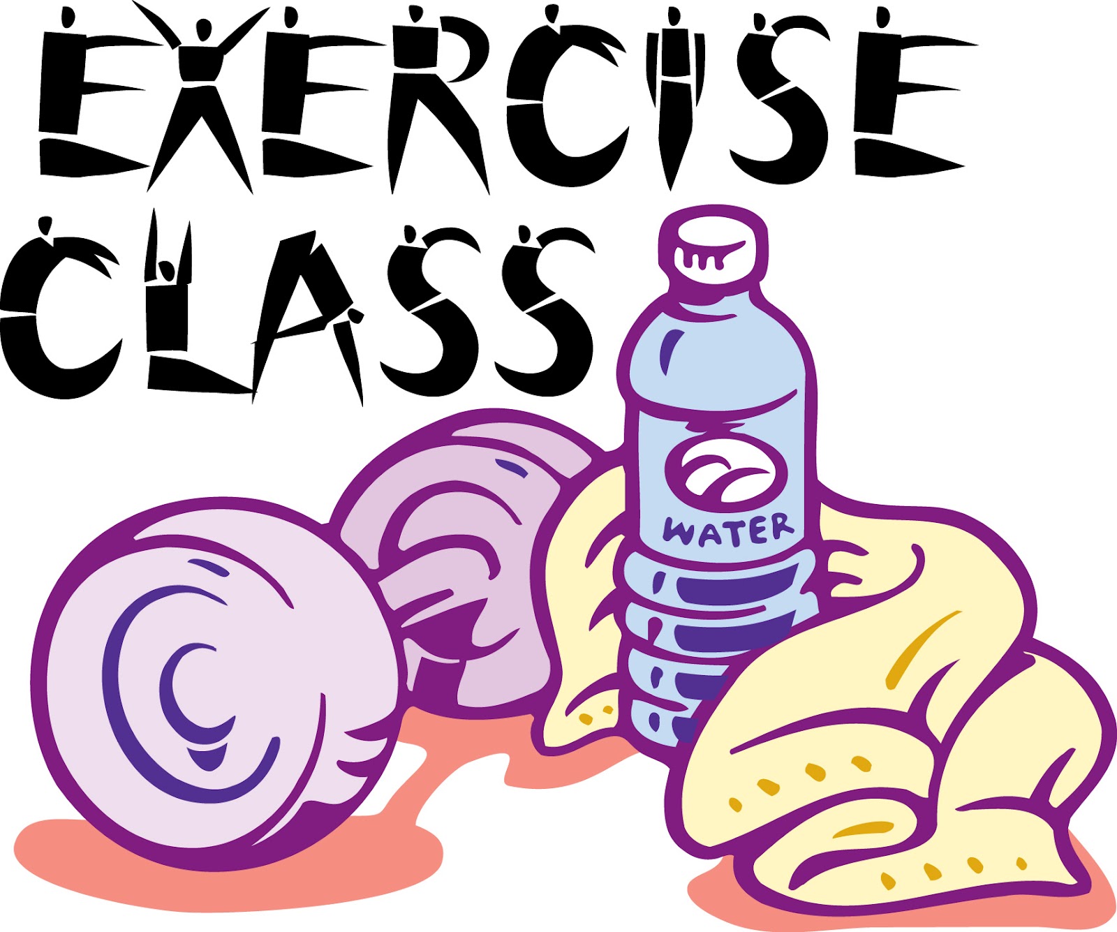 Exercise class clipart 