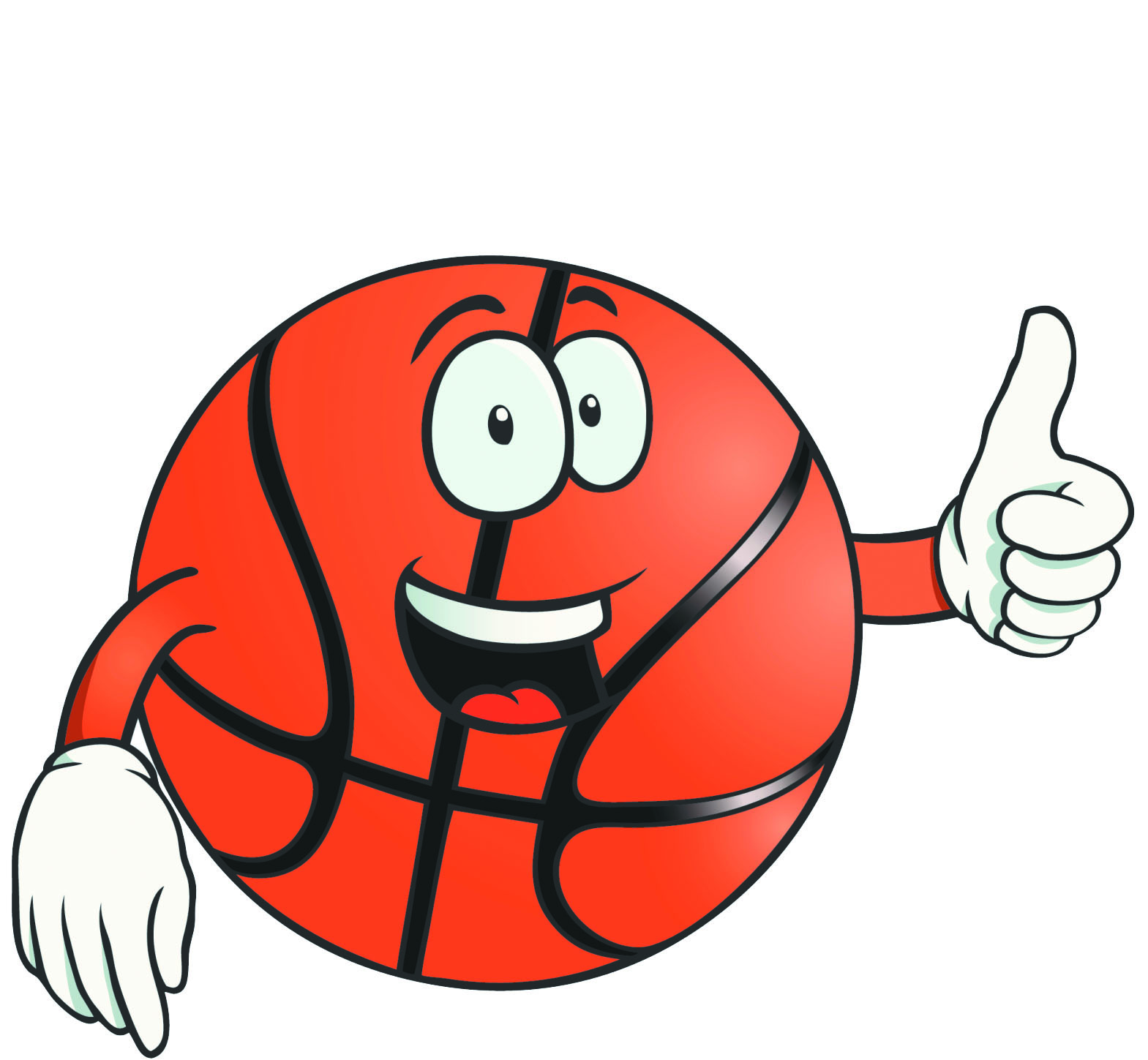 Cartoon Basketball Clipart 