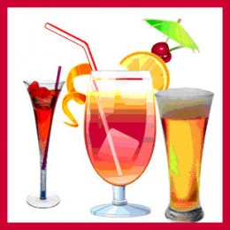 Clipart drinks party 