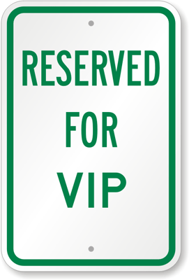 Reserved Sign Clipart 