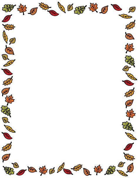 Thanksgiving Borders Clipart 