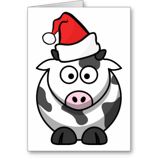 Christmas Cow Pictures 