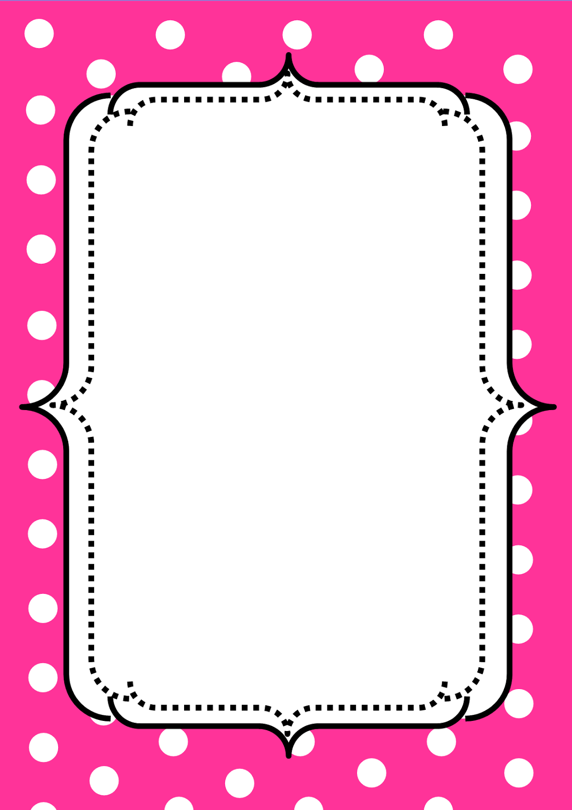 Pink border clipart 