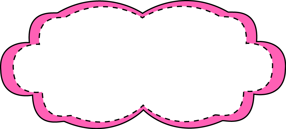 Pink Baby Frames Clipart 