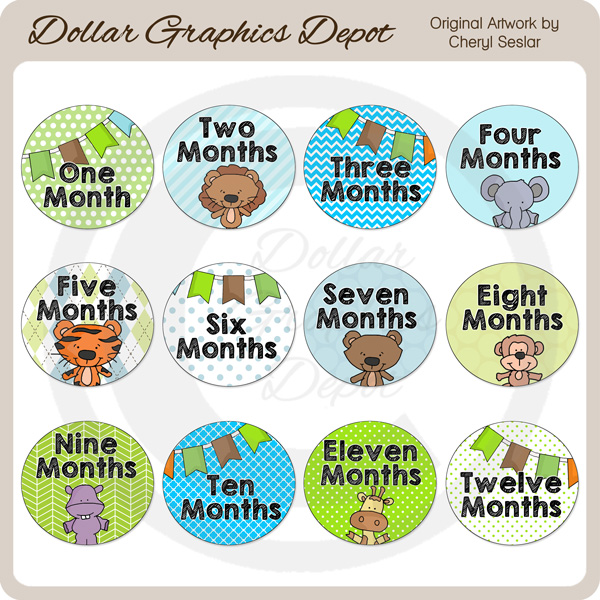 Seven Month Milestones Chart