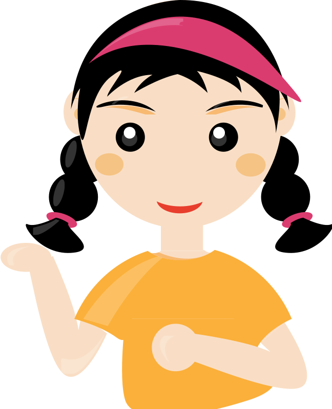 Student girl clipart png 